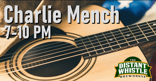 Come down and catch Charlie Mench performing LIVE MUSIC outside on the patio ton