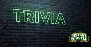 Thirsty Thursday Trivia starts tonight at 7 PM! Kick off the holiday weekend rig