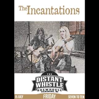 We are happy to welcome The Incantations back to The Distant Whistle Brewhouse f