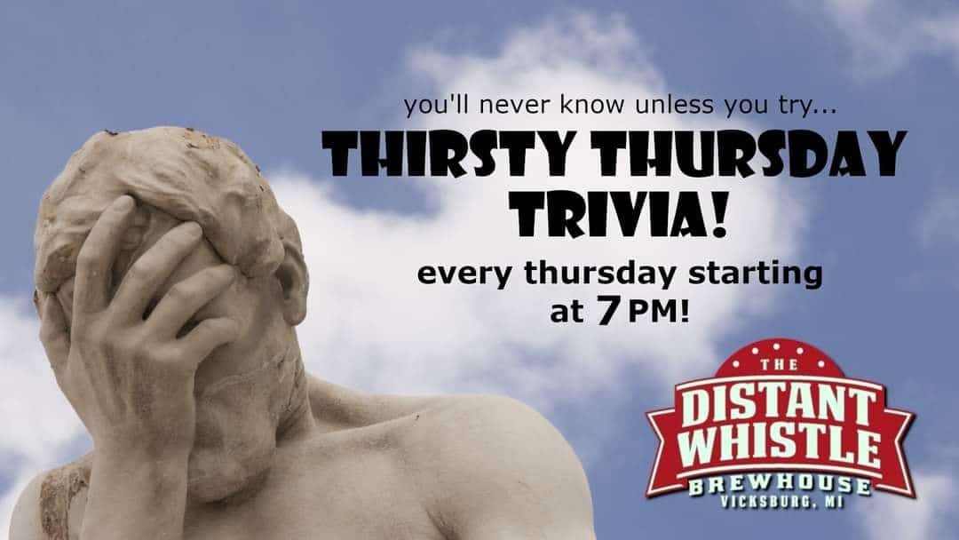 Happy Thursday, beer fans! Thirsty Thursday Trivia will be happening tonight sta