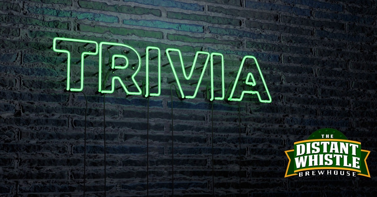 Thirsty Thursday Trivia starts tonight at 7 PM! Come in and try this year’s Anni